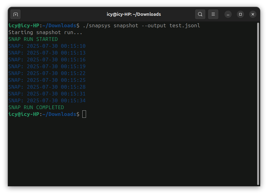 Linux - Snapsys - 轻量级系统监控工具