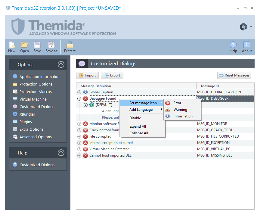 Themida Windows “壳”保护系统，专为阻止逆向工程、调试、内存转储及动态注入而设计